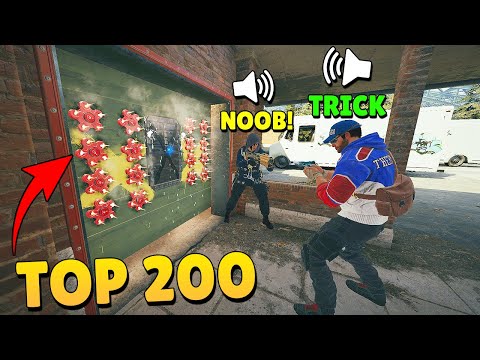 TOP +200 *0.01% Chance & Funny Fails* Moments in Rainbow Six Siege