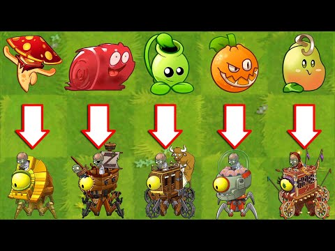 Plants Vs Zombies 2 Final Boss - Every Premium Plants Power-Up! vs PvZ2 All Bosses Fight