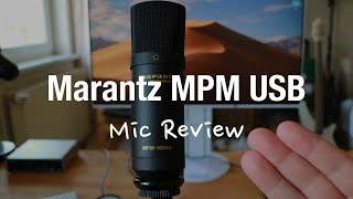 Video thumbnail for Marantz MPM-1000U USB Condenser Microphone Review by Review Tech TV