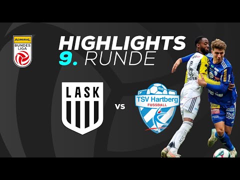 LASK - TSV Egger Glas Hartberg 9. Runde ADMIRAL Bundesliga 2025/26