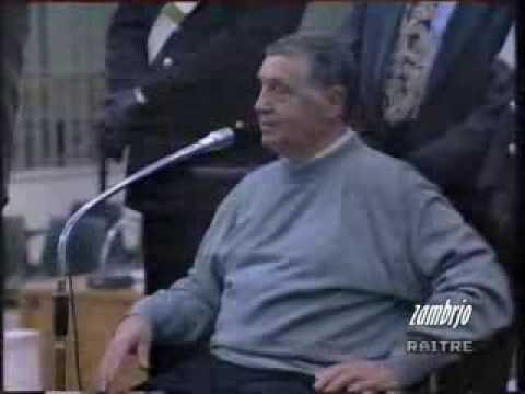 U zu TOTO Tot Riina vs Gaspare Mutolo 4a parte