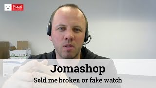 Jomashop - Sold me broken or fake watch