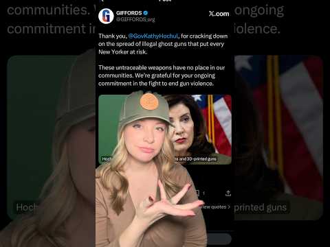 Hochul Admits Even All Her Gun Laws STILL  Do Not STOP Criminals￼ #shortsfeed #2ndamendment #shorts Thumbnail