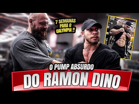 O PUMP ABSURDO DE RAMON DINO - 7 SEMANAS PARA O OLYMPIA !!!