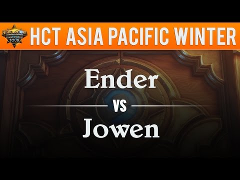 Ender vs Jowen - Hearthstone Championship Tour Asia Pacific 2017:  Swiss Round 1