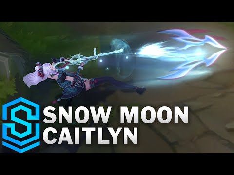 Snow Moon Caitlyn Skin Spotlight - Pre-Release - League of Legends