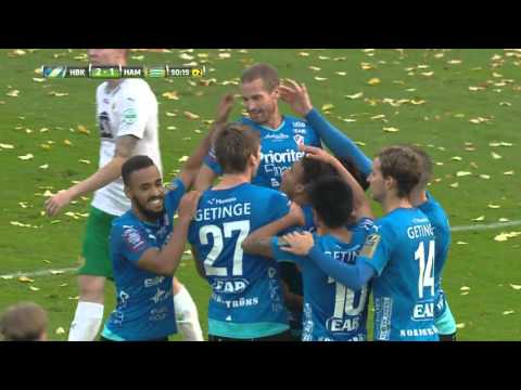 Rusike glidtacklar in Halmstads segermål - TV4 Sport