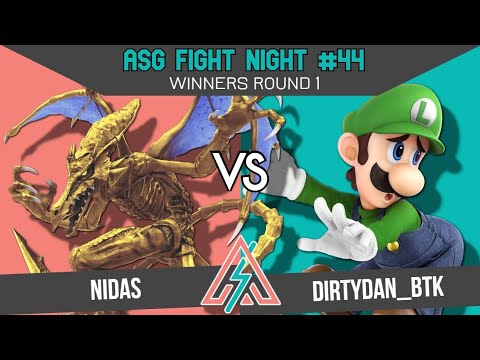 ASG 44 WINNERS ROUND 1 - Nidas (Ridley) vs DirtyDan_BTK (Luigi)