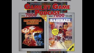 The Atari 7800 Game By Game Podcast Episode 14: Impossible Mission & RealSports Baseball