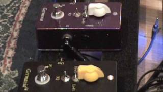 Video thumbnail for Homebrew Electronics Germania vs Germania 44 guitar effects pedal shootout by gearmanndude