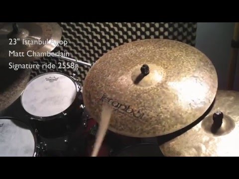 Ride cymbal video blog #21 - 23" Istanbul Agop Matt Chamberlain ride 2558g