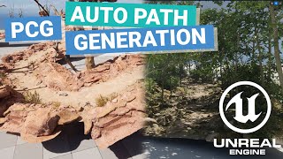 Маке REALISTIC Paths along spline - Unreal 5.2 PCG