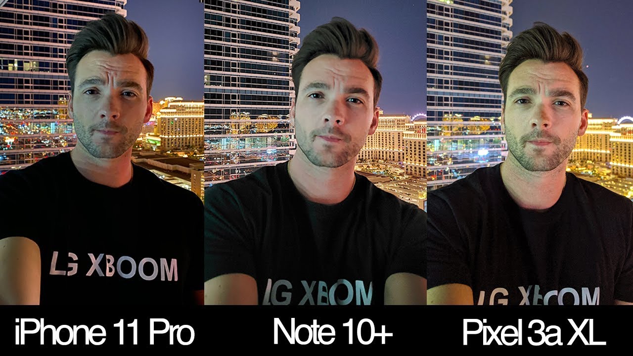 iPhone 11 Pro vs Note 10+ vs Google Pixel 3a XL Night Mode Camera Comparison!