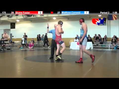 2012 Schoolboy Nat. Duals  175: Shane Foster vs. Matthew Correnti