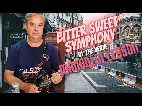 Bittersweet Symphony (The Verve) Mandolin Lesson #rockpopmandolin