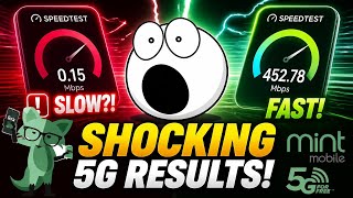 SHOCKING 5G Mint Mobile Speed test results speedtest