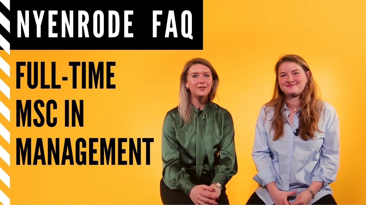 7 questions & answers about the Nyenrode MSc in Management