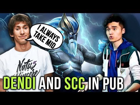 Dendi and Sccc on PUB Dendi Always Takes Mid Dota 2