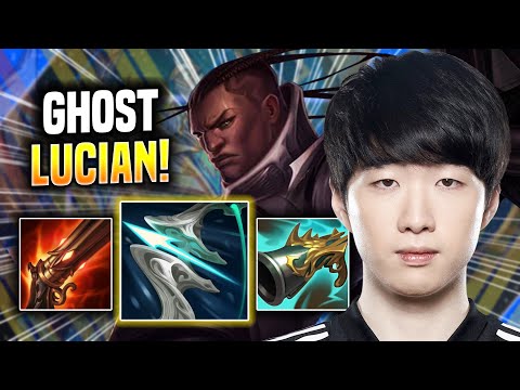 GHOST IS SO GOOD WITH LUCIAN! - NS Ghost Plays Lucian ADC vs Caitlyn! | Preseason 2022