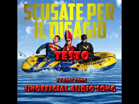 SCUSATE PER IL DISAGIO!  [TESTO/ LYRICS SONG] - Amedeo Preziosi ft. Riccardo Dose/AWED