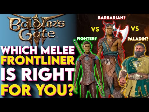 Pick The Right TANK Classes In Baldurs Gate 3! - Baldur's Gate 3 Melee Classes Guide