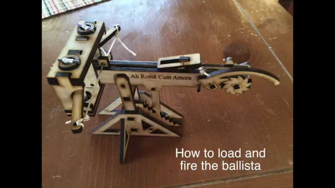 How to Load and Fire The Desktop Ballista