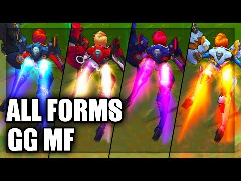 All Forms Gun Goddess Miss Fortune Ultimate Skin Spotlight (League of Legends)