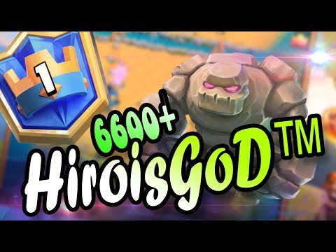 🔥#1 in the World ⭐HiroIsGoD⭐™ Golem Lightning gameplays - Clash Royale