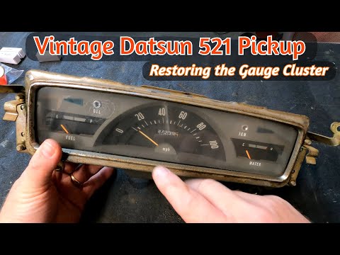 Restoring the Gauge Cluster in a Vintage Datsun 521 Pickup