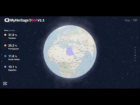 Myheritage DNA v2.5 —- Half swissgerman Half tunisian