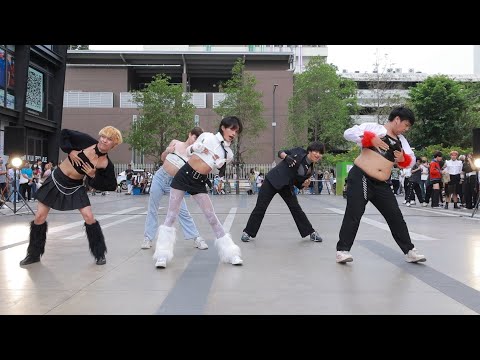 230430 1-Zillion cover LE SSERAFIM @ Siam square walking street [2min X siam]