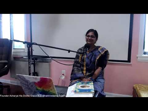 ISKCON Naperville: SB 1.3.23 class by HG Govinda Mohini Mataji on 09292019