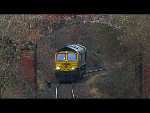 Freightliner Class 66 No. 66593 on 0H22 Guide Bridge Yard - Crewe Basford Hall on 01.12.20 - HD