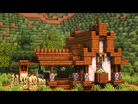 Easy Medieval Starter House Build in Minecraft!
