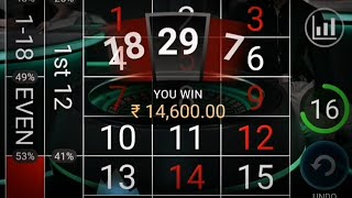 Roulette win 10k to 24k|💯%jackpot win#bigwin#roulette#livecasino#game#viral#roulettewheel#casinospin Video Video