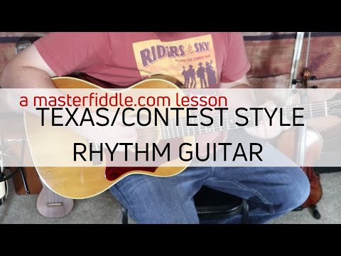 Texas/Contest Style Fiddle Tune Progression - Rhythm Guitar Lesson