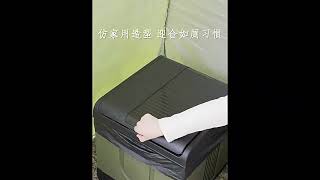 Skladací kempingový záchod, toaleta sivá 41cm