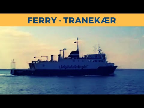 Classic Ferry Video 1996 - Departure of ferry TRANEKÆR in Lohals (DSB Rederi)