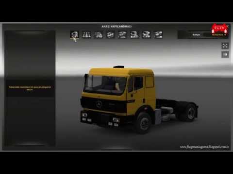 ETS 2 Mercedes Benz 1838 Stock Deneme Sürüşü