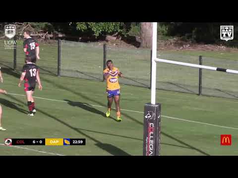 2019 IDRL 1st Grade Round 3 Highlights - Collegians vs Dapto Canaires