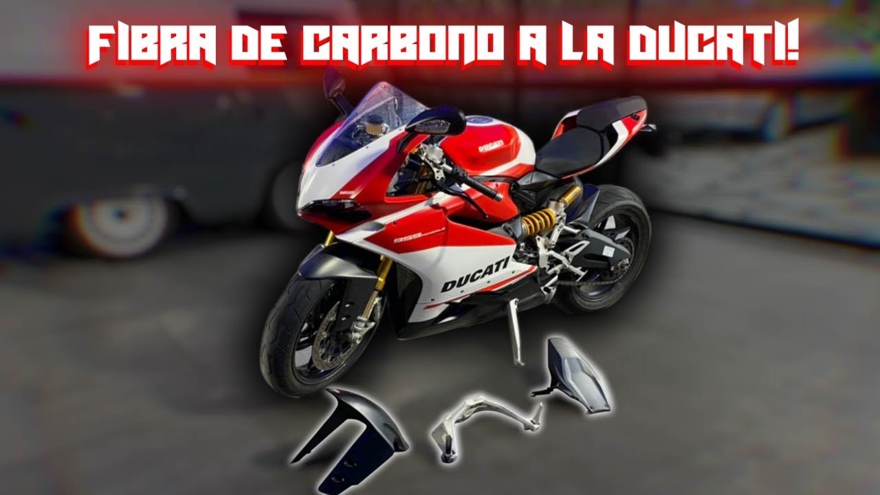 SALPICADERAS DE FIBRA DE CARBON A LA DUCATI !