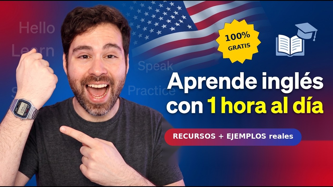 Mi RUTINA de 1 HORA para aprender INGLÉS (100% GRATIS)