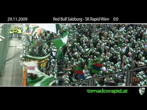Red Bull Salzburg : Rapid - Gästesektor Ultras Rapid
