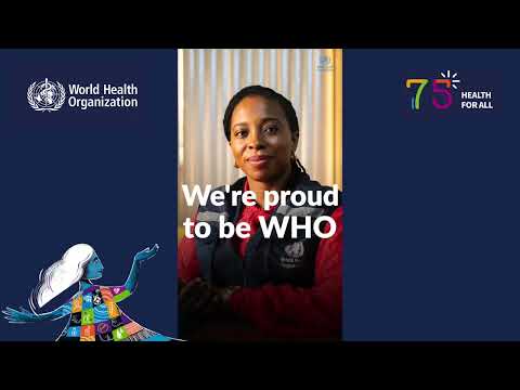 WHO 75th anniversary - together, let's look forward with hope