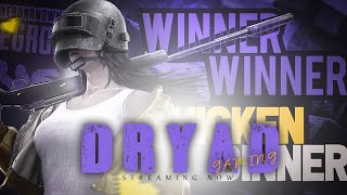 Lets Gooo!!! To The Chicken Dinner!!! | PUBG PC Live | Dryad Gaming