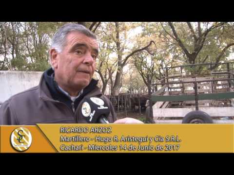 14-06-17 Nota Ricardo Arzoz - Hugo R. Aristegui y Cia S.R.L. - Cacharì