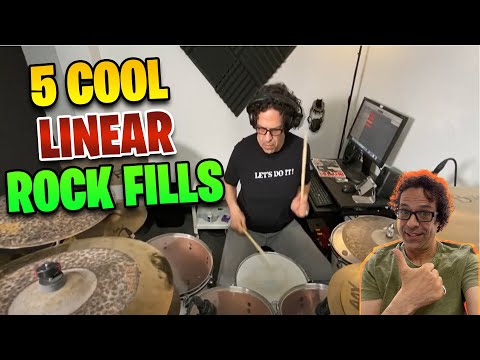 5 Cool Linear Rock Fills: FREE Drum Lesson (Paul Monroe)