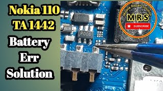 Nokia 110 (TA-1442) Battery Error Solution / Nokia 105 2022 YA 1464 Battery Error Problem Solution