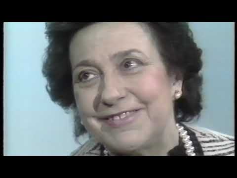 Joaquim M. Puyal parla amb la pianista Alícia de Larrocha (Desembre 1982)