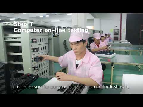 SSD production process Step7: computer on-line testing